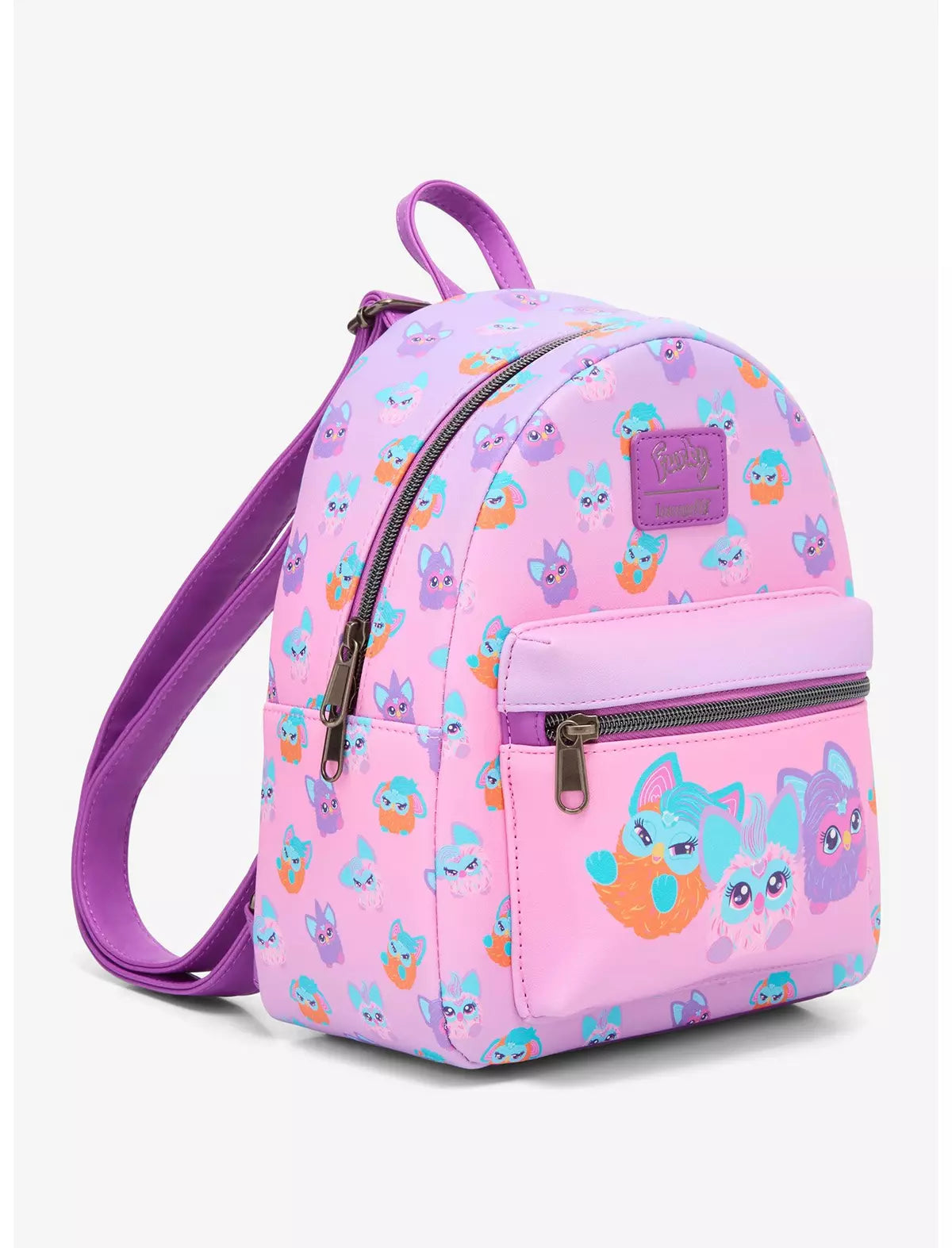 Loungefly Furby Friends Mini Backpack Soft Tag