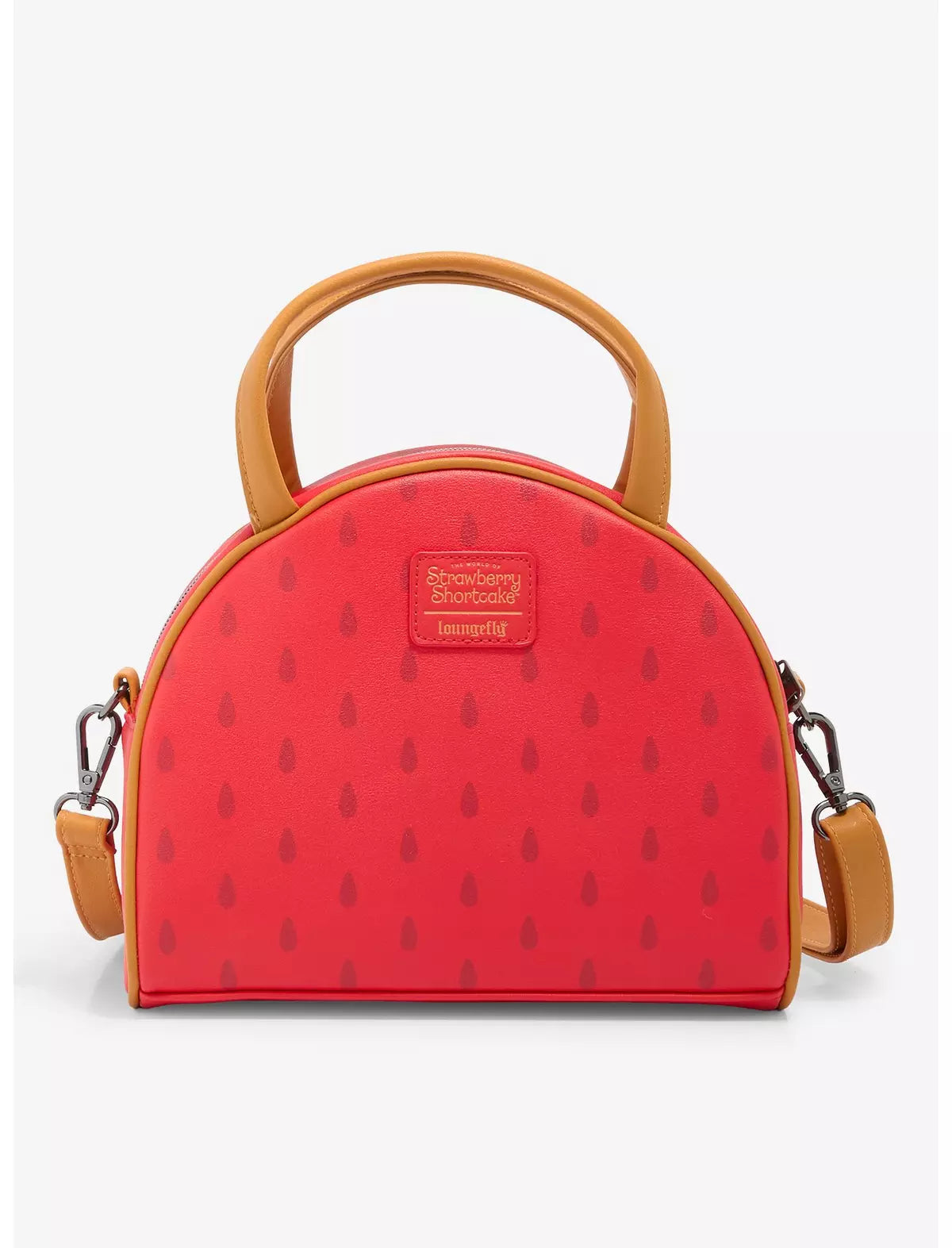 Loungefly Strawberry Shortcake & Custard Scented Crossbody Bag Soft Tag