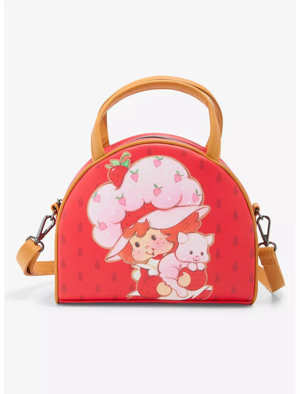 Loungefly Strawberry Shortcake & Custard Scented Crossbody Bag Soft Tag