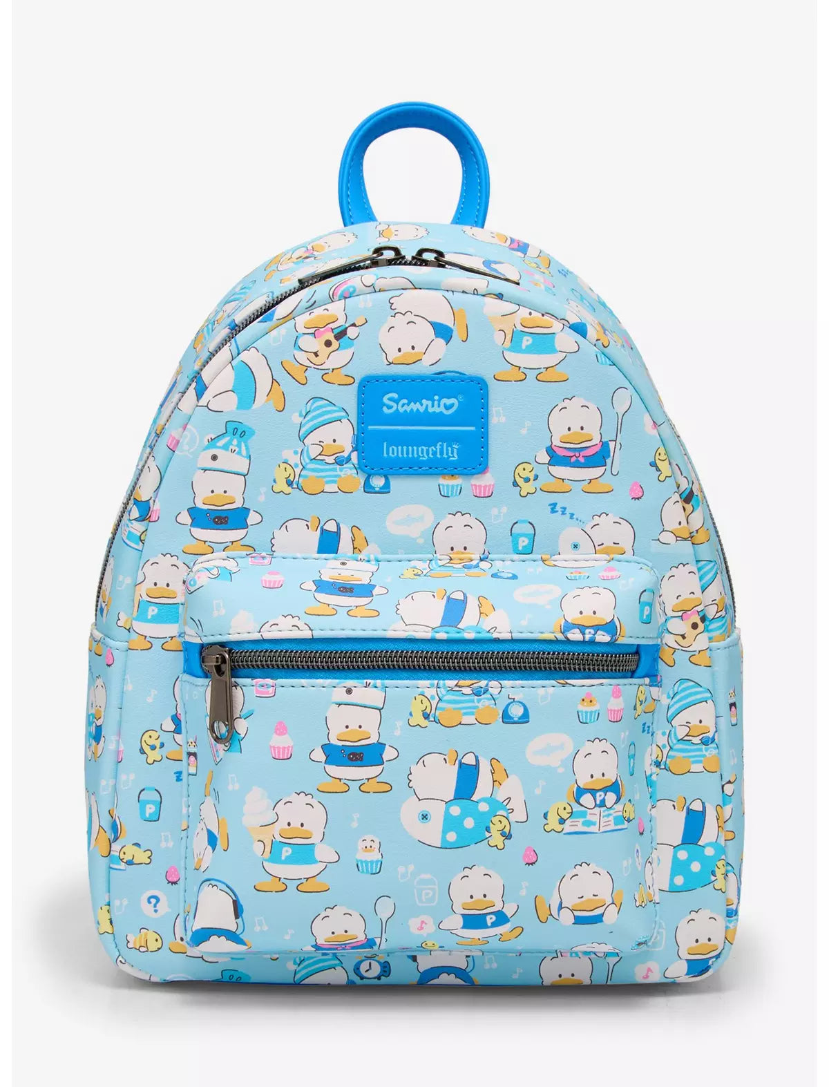 Loungefly Sanrio Pekkle Allover Print Mini Backpack Soft Tag