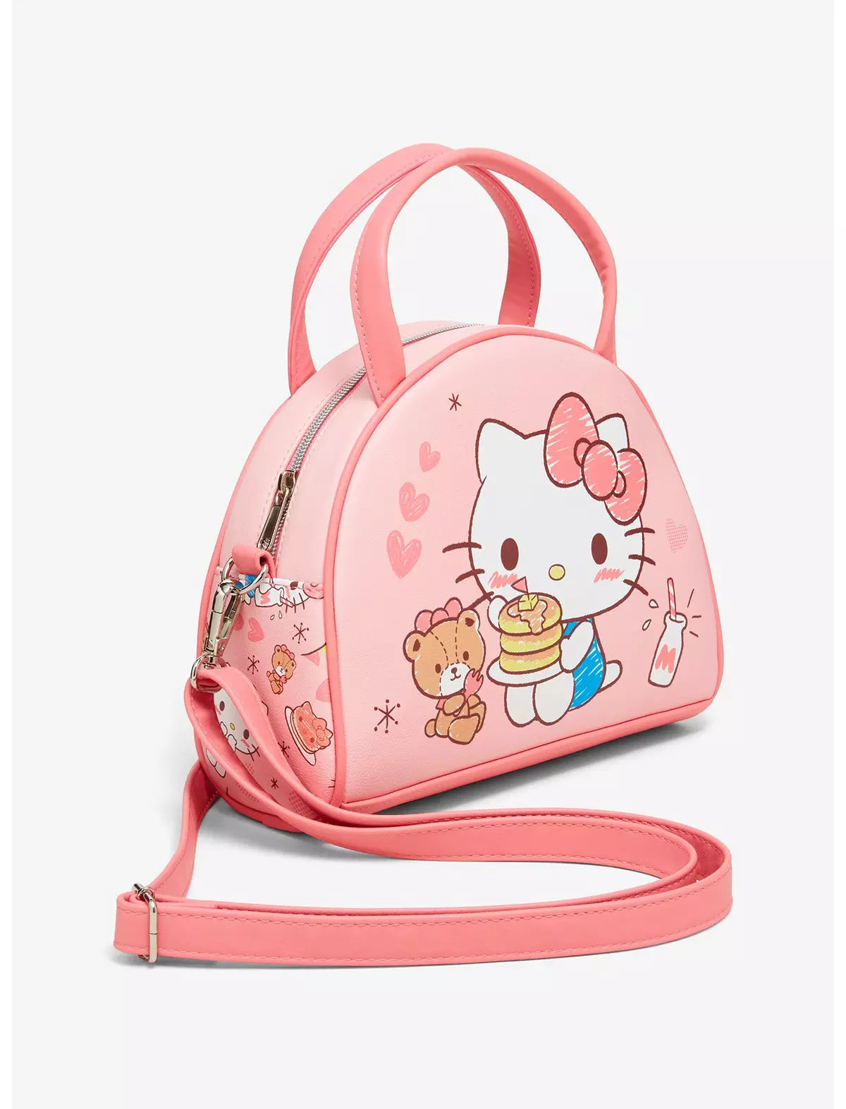 Loungefly Sanrio Hello Kitty & Tiny Chum Dome Crossbody Bag Soft Tag