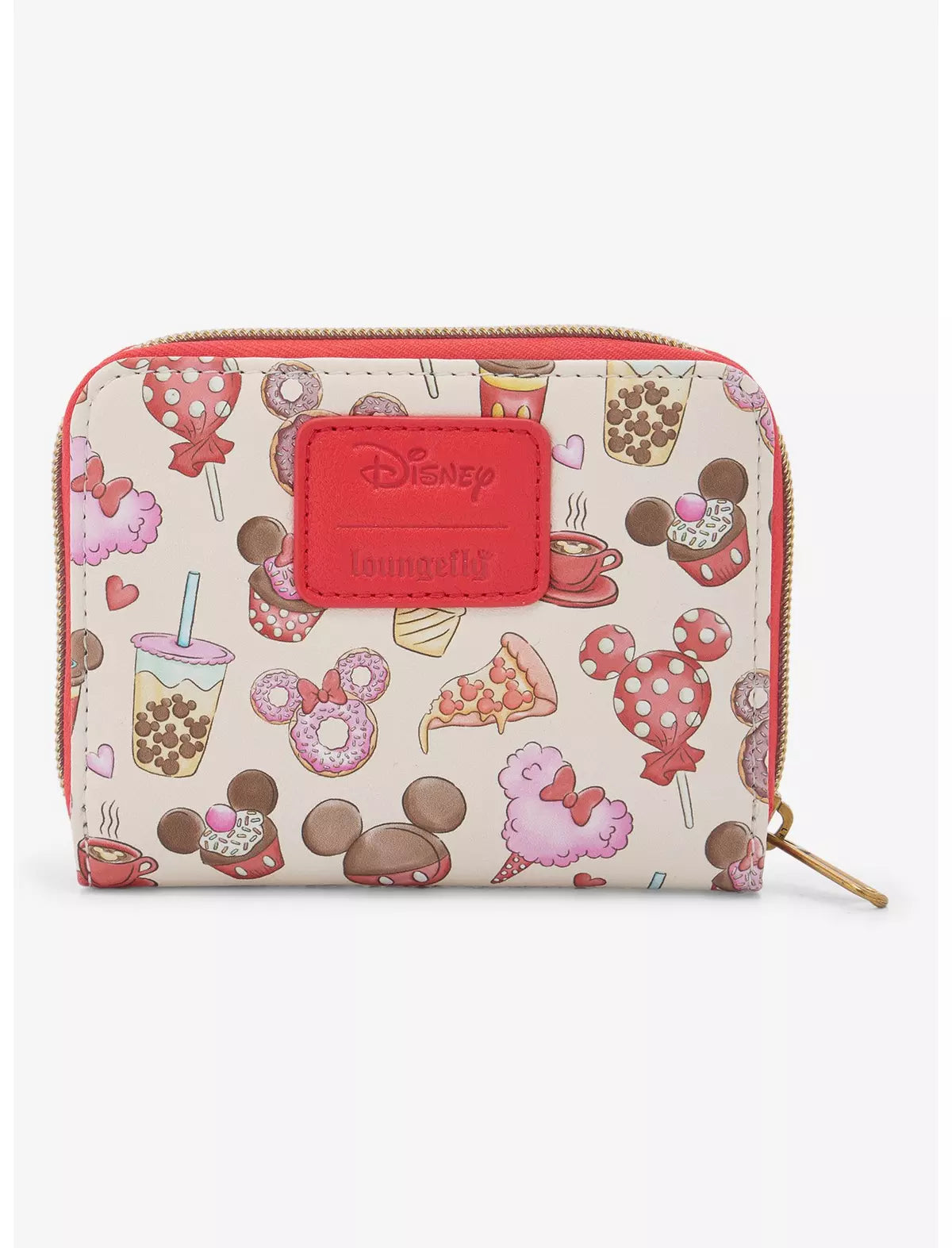 Loungefly Disney Mickey Mouse & Minnie Mouse Treats Mini Zipper Wallet Soft Tag