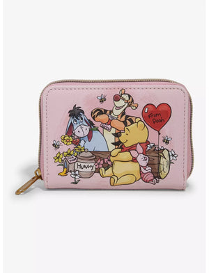 Loungefly Disney Winnie the Pooh Valentine's Day Mini Zipper Wallet Soft Tag