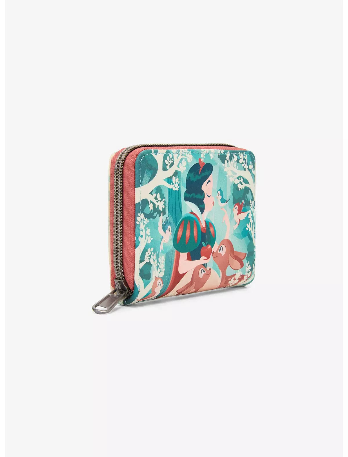 Loungefly Disney Snow White and The Seven Dwarfs Forest Animals Mini Zipper Wallet Soft Tag