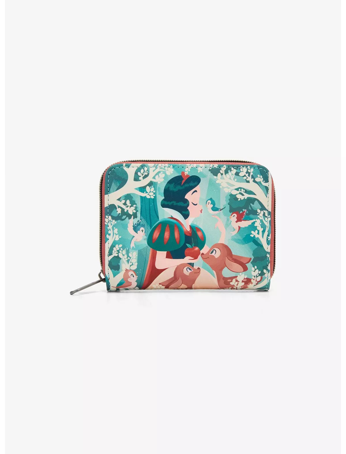 Loungefly Disney Snow White and The Seven Dwarfs Forest Animals Mini Zipper Wallet Soft Tag