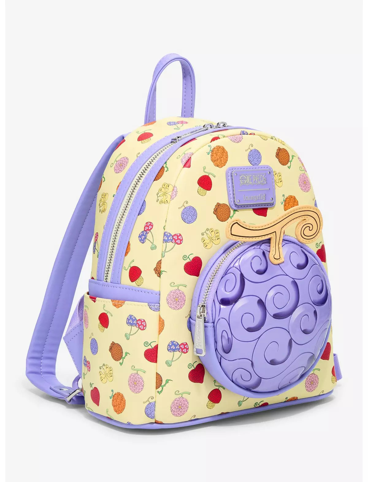 Loungefly Anime One Piece Devil Fruit Allover Print Mini Backpack Hard Tag - BoxLunch Exclusive