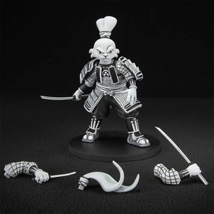 Dark Horse Usagi Yojimbo Black and White Variant Vinyl Figure 40th Anniversary Limited Edition 500 PCS