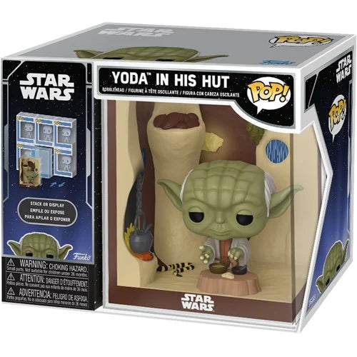 Funko POP! Nooks: Disney Star Wars Yoda in his Hut Vinyl Figure Collectible