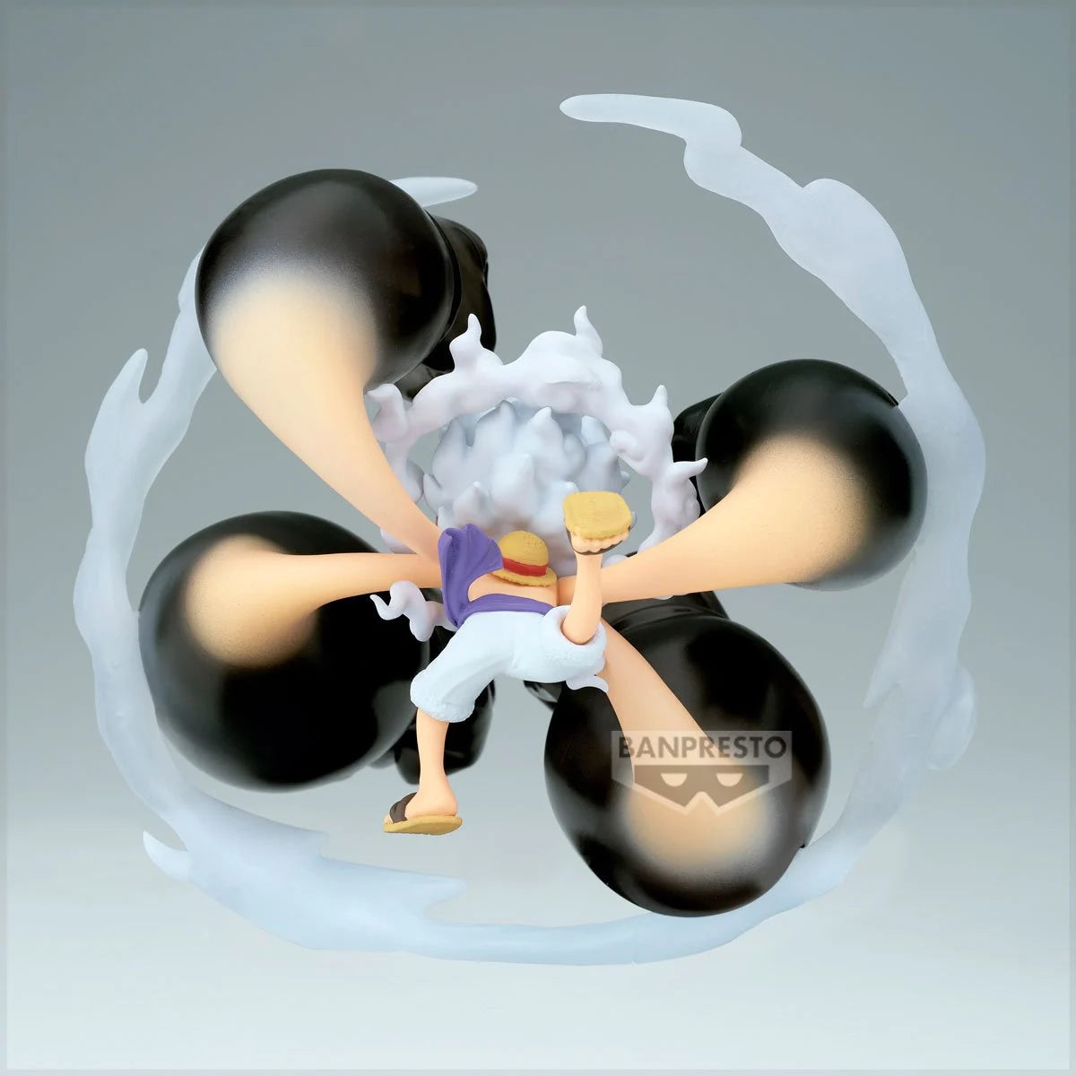 Banpresto One Piece Monkey D. Luffy GEAR5 Gum-Gum Dawn Gatling World Collectable Figure Special Statue