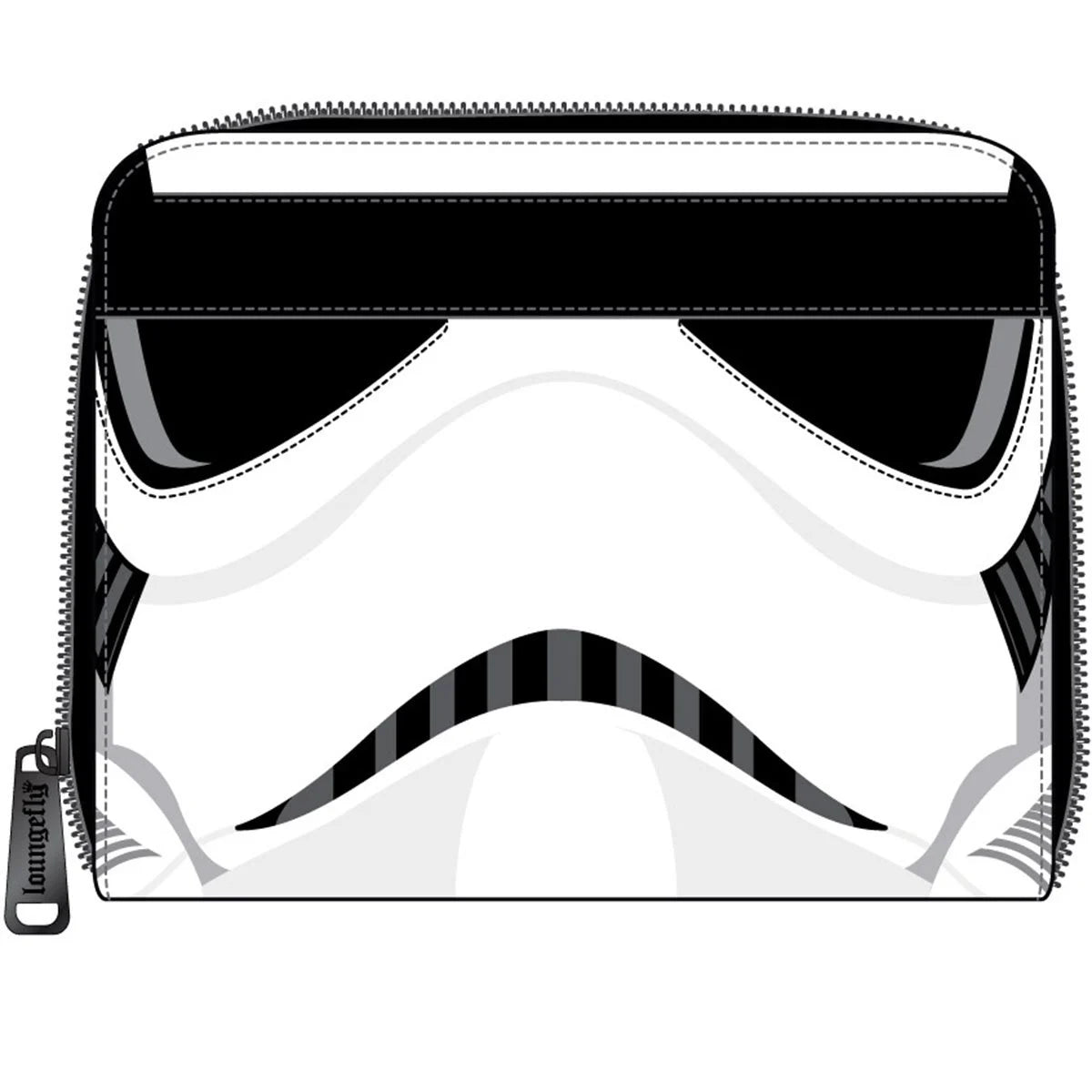 Loungefly Disney Star Wars Stormtrooper Zip-Around Wallet Hard Tag