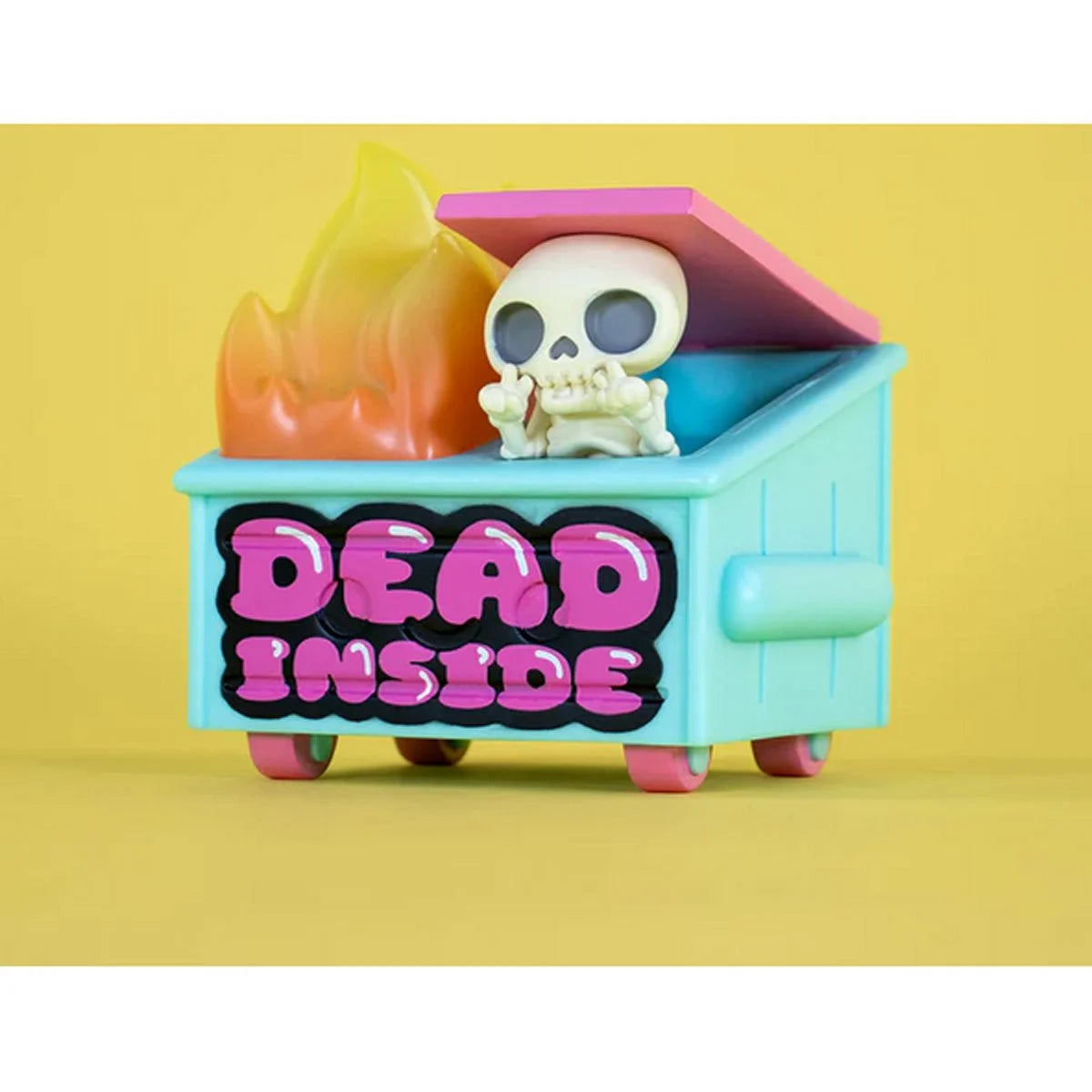 Dead Inside Dumpster Fire Vinyl Figure 100 Percent Soft Dumpster Fire