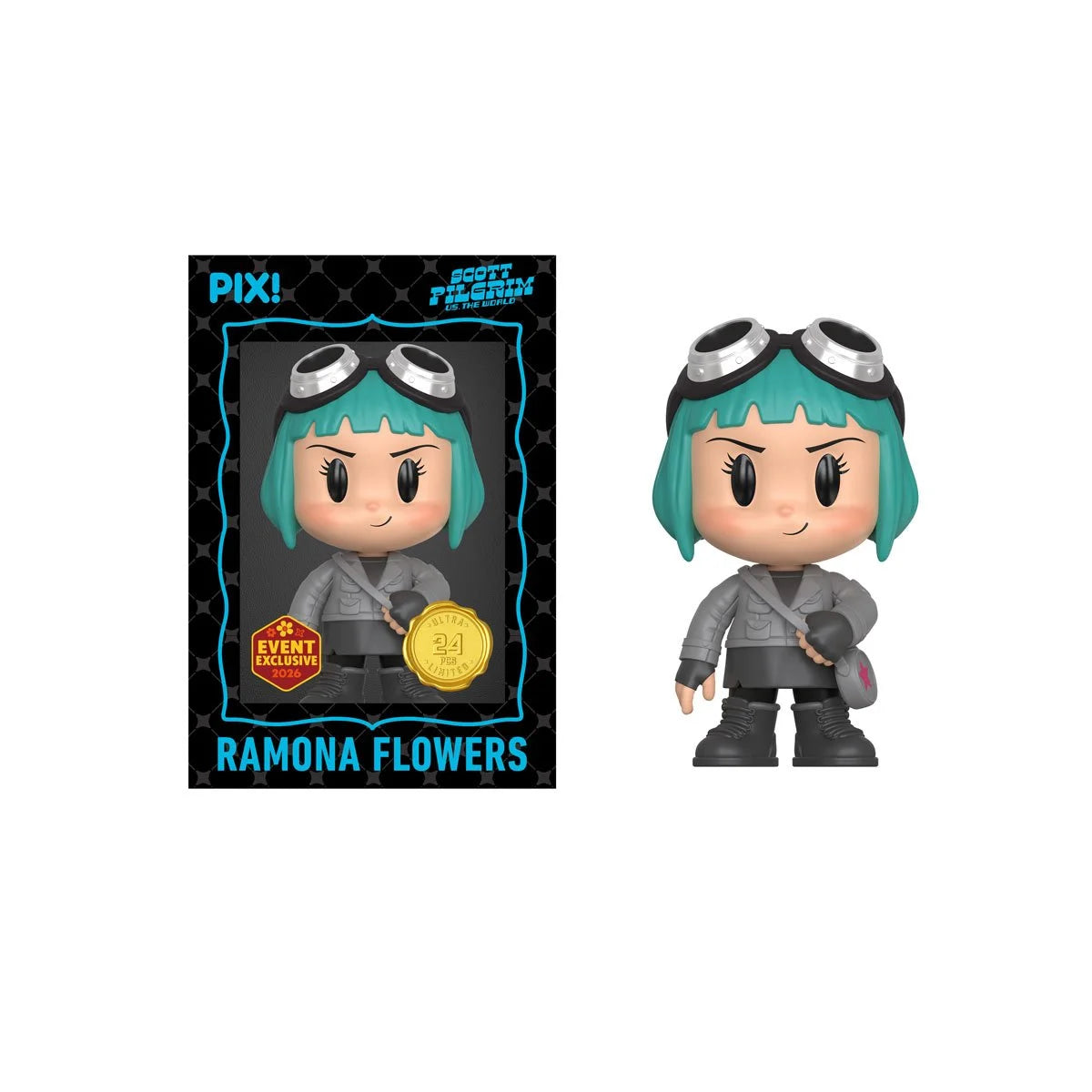ThrillJoy Scott Pilgrim vs. The World Ramona Flowers Pix! Vinyl Figure- 2026 Convention Exclusive