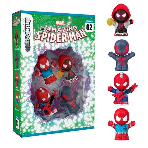 Fisher-Price Marvel Spider-Man: Issue 2 Little People Collector Figure Set 4pk