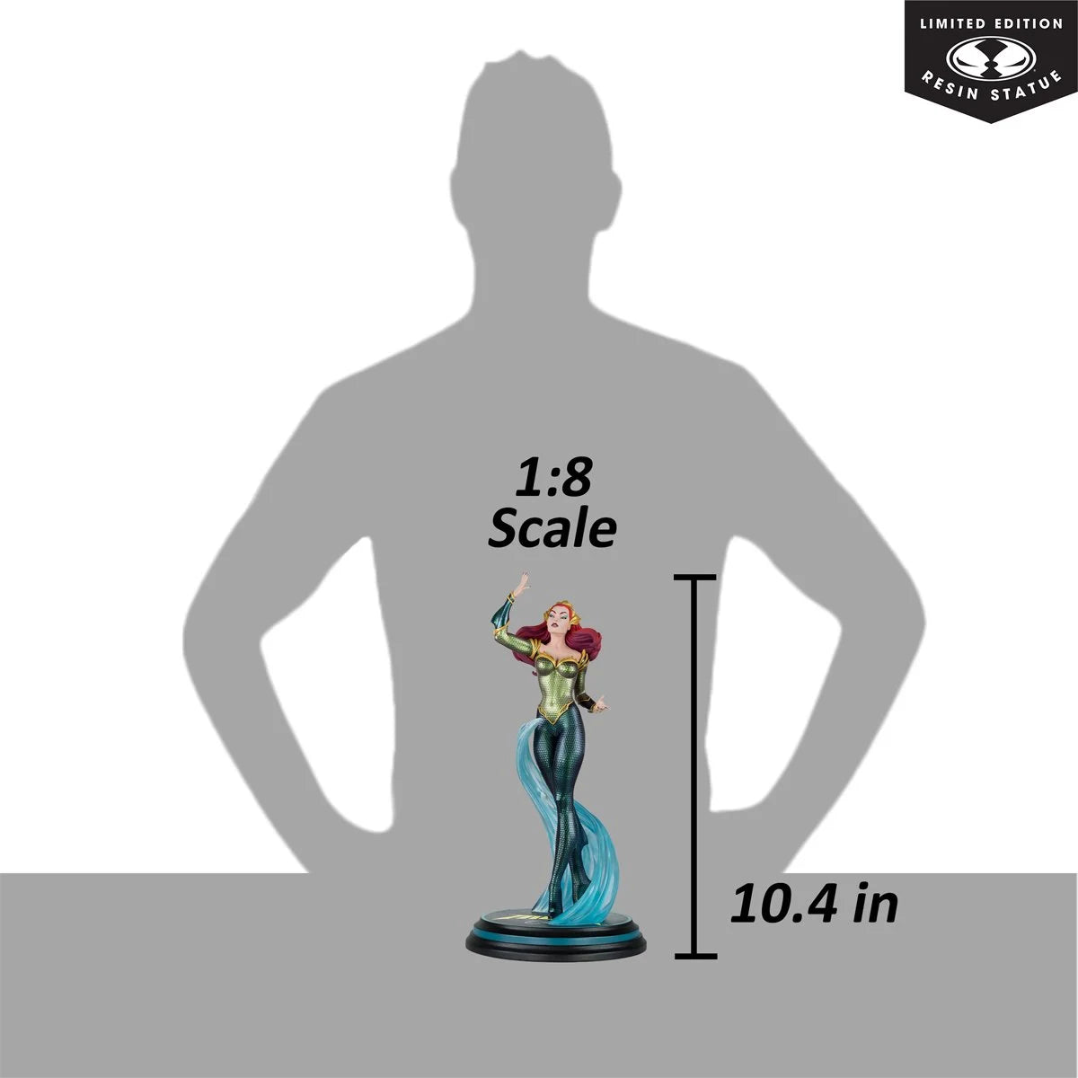 DC Cover Girls Mera by J. Scott Campbell 1:8 Scale Resin Statue by McFarlane Toys