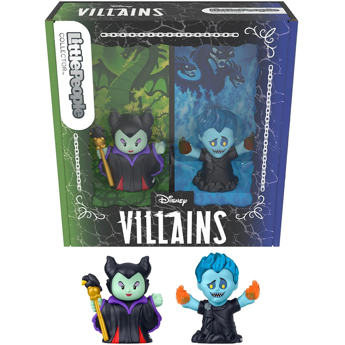 Fisher Price Disney Villains Maleficent and Hades Little People Collector Figure Set