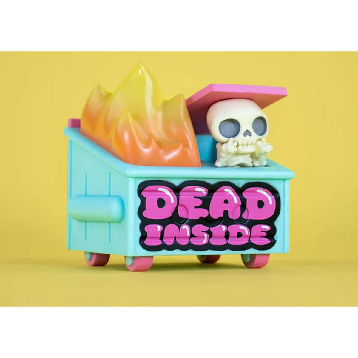 Dead Inside Dumpster Fire Vinyl Figure 100 Percent Soft Dumpster Fire