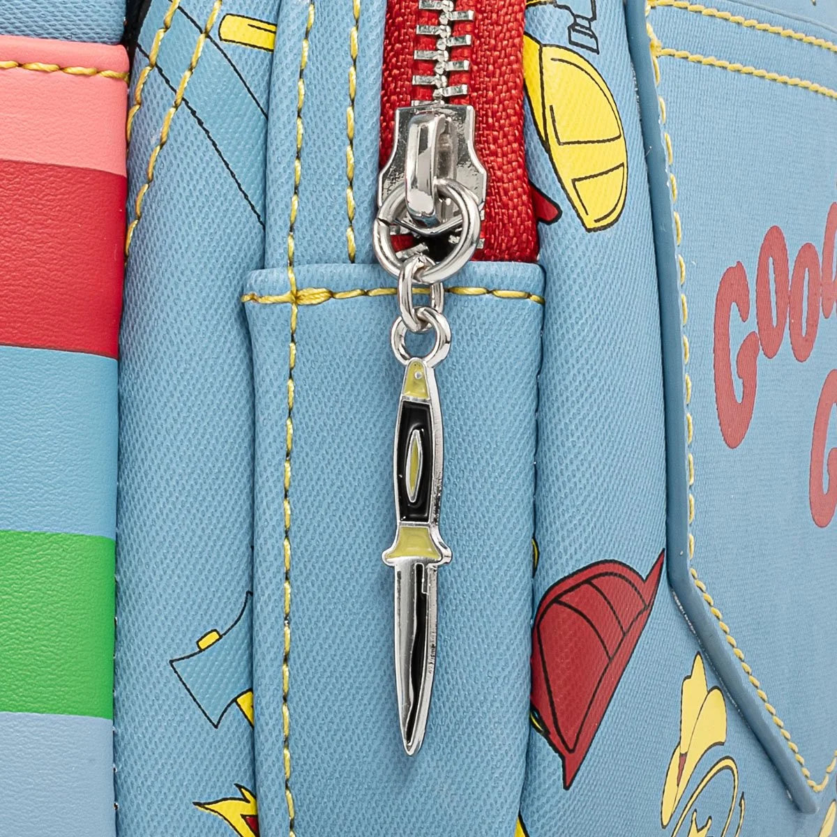 Loungefly Child's Play Chucky Cosplay Horror Mini-Backpack Hard Tag