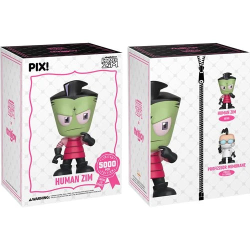 ThrillJoy Invader Zim Human Zim Pix! Vinyl Figure Sealed Limited Edition 5000 PCS