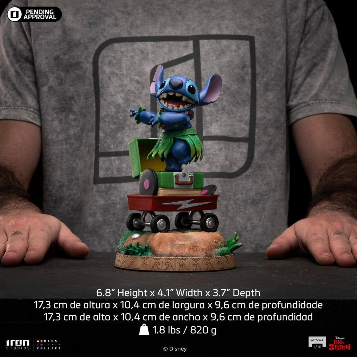 Iron Studios Lilo & Stitch - Stitch Hula Version 1:10 Art Scale Limited Edition Statue
