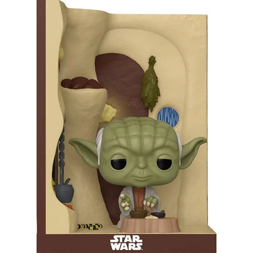 Funko POP! Nooks: Disney Star Wars Yoda in his Hut Vinyl Figure Collectible