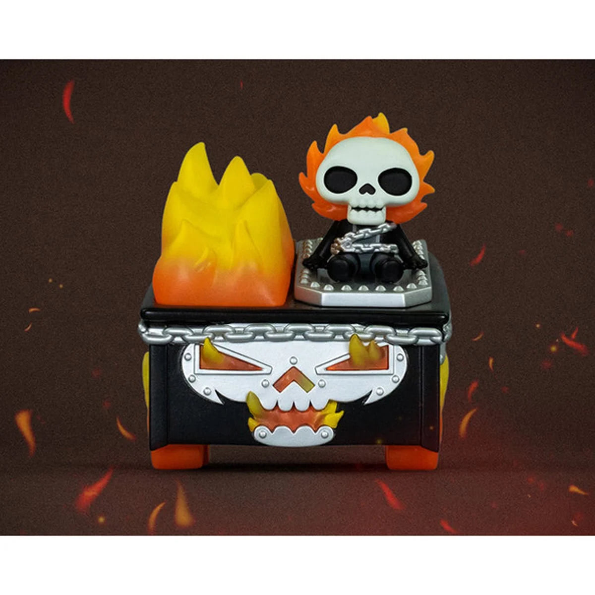 Ghost Rider Dumpster Fire Marvel Vinyl Figure 100 Percent Soft Dumpster Fire