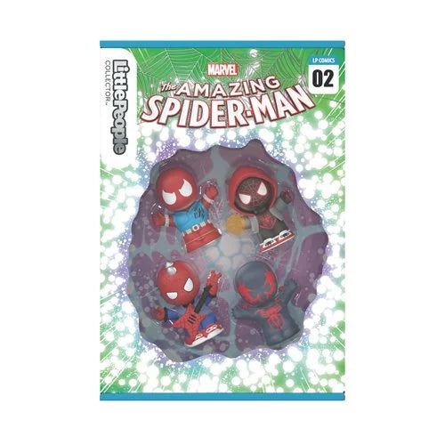 Fisher-Price Marvel Spider-Man: Issue 2 Little People Collector Figure Set 4pk