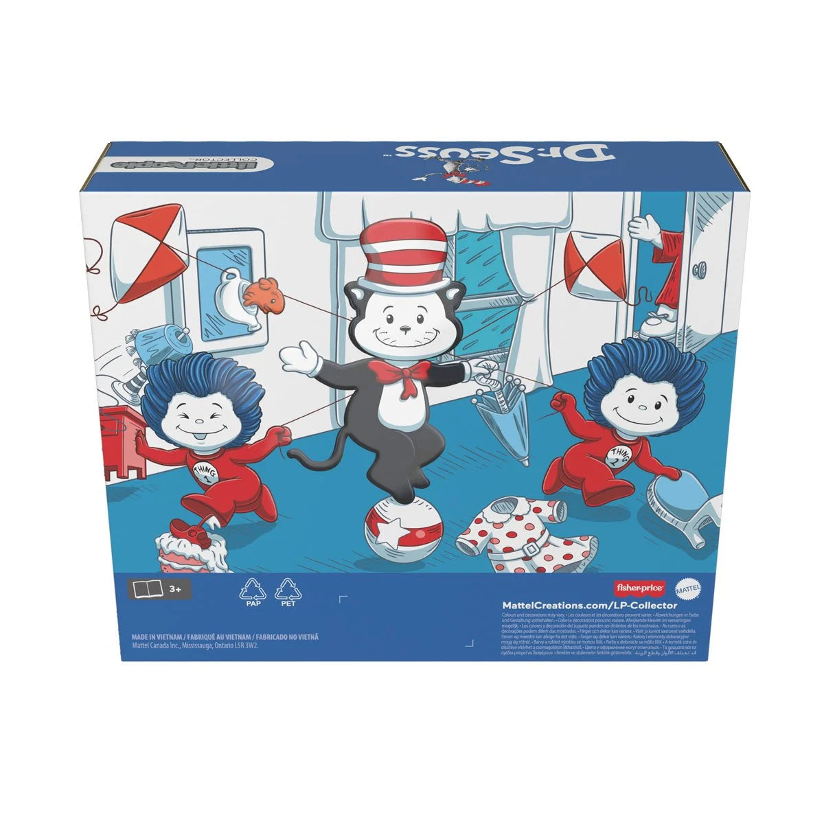 Fisher-Price Dr. Seuss - The Cat in the Hat Little People Collector Figure Set