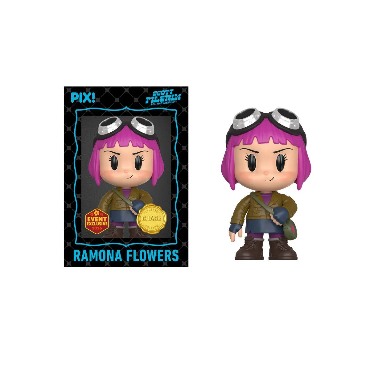 ThrillJoy Scott Pilgrim vs. The World Ramona Flowers Pix! Vinyl Figure- 2026 Convention Exclusive