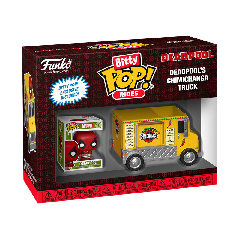 Funko Bitty POP! Rides: Marvel - Deadpool's Chimichanga Truck