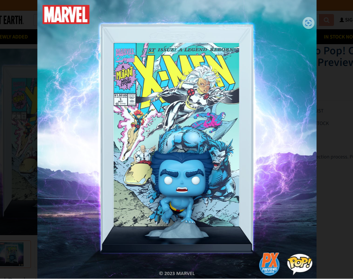 Funko POP! Comic Covers #35: Marvel - X-Men #1 - Beast - PX Exclusive - LTD 15,000
