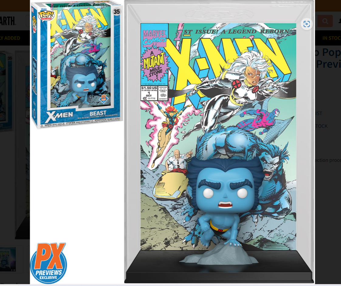 Funko POP! Comic Covers #35: Marvel - X-Men #1 - Beast - PX Exclusive - LTD 15,000