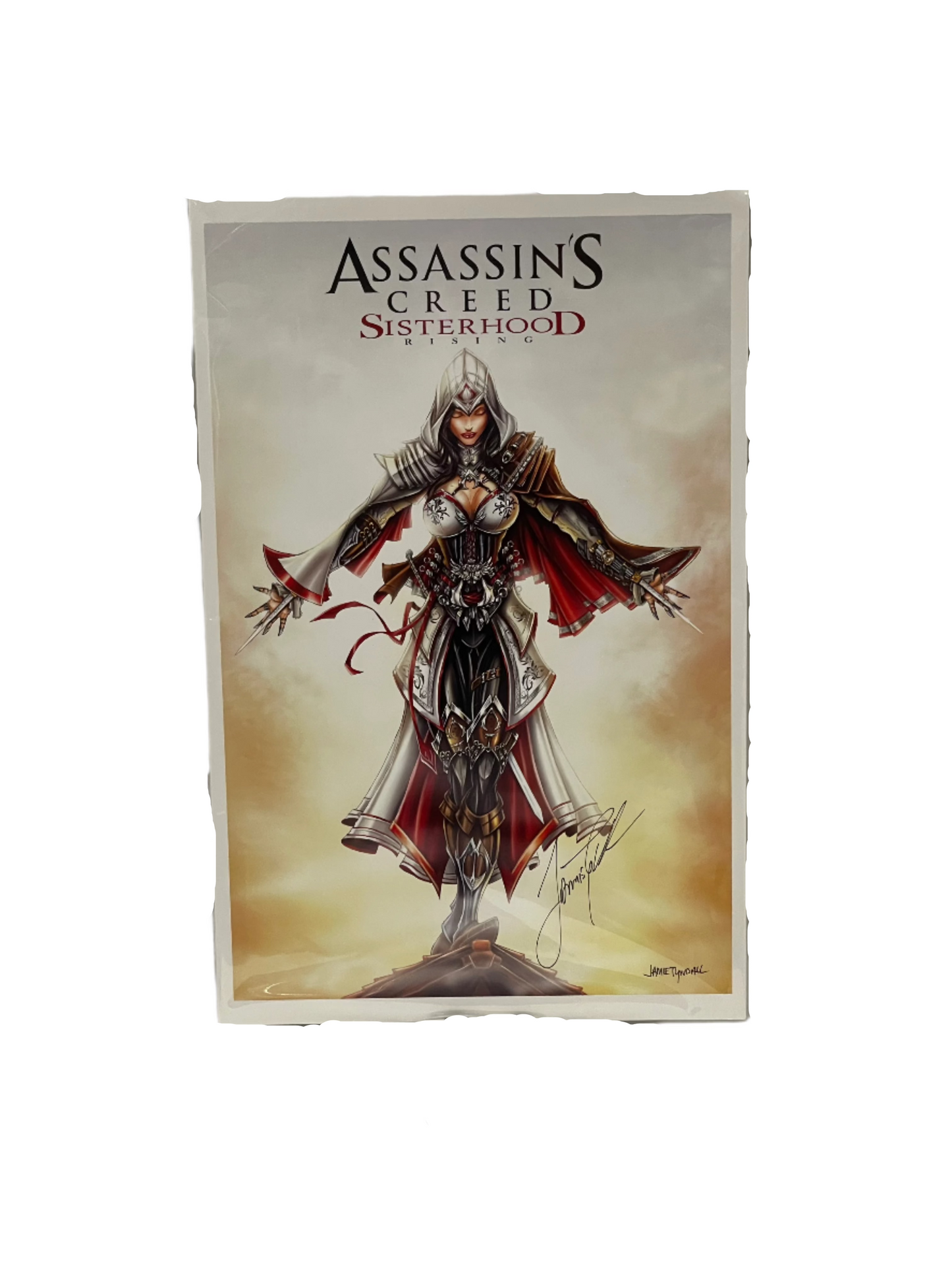 Assassin's Creed Sisterhood Rising Video Game Art Print 11 x 17 Signed Jamie Tyndall W/ COA