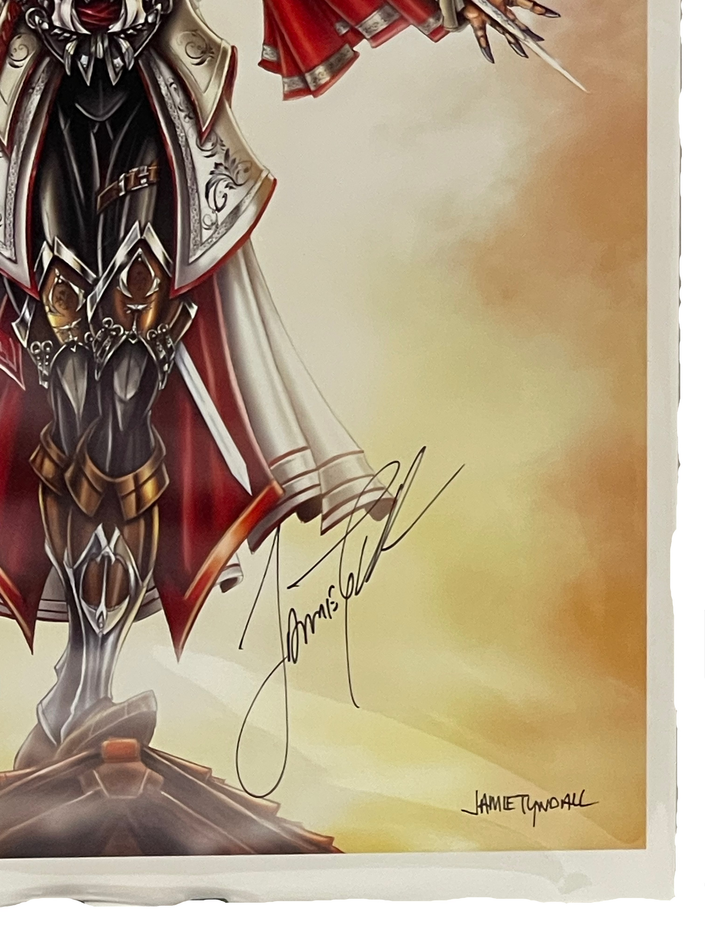 Assassin's Creed Sisterhood Rising Video Game Art Print 11 x 17 Signed Jamie Tyndall W/ COA
