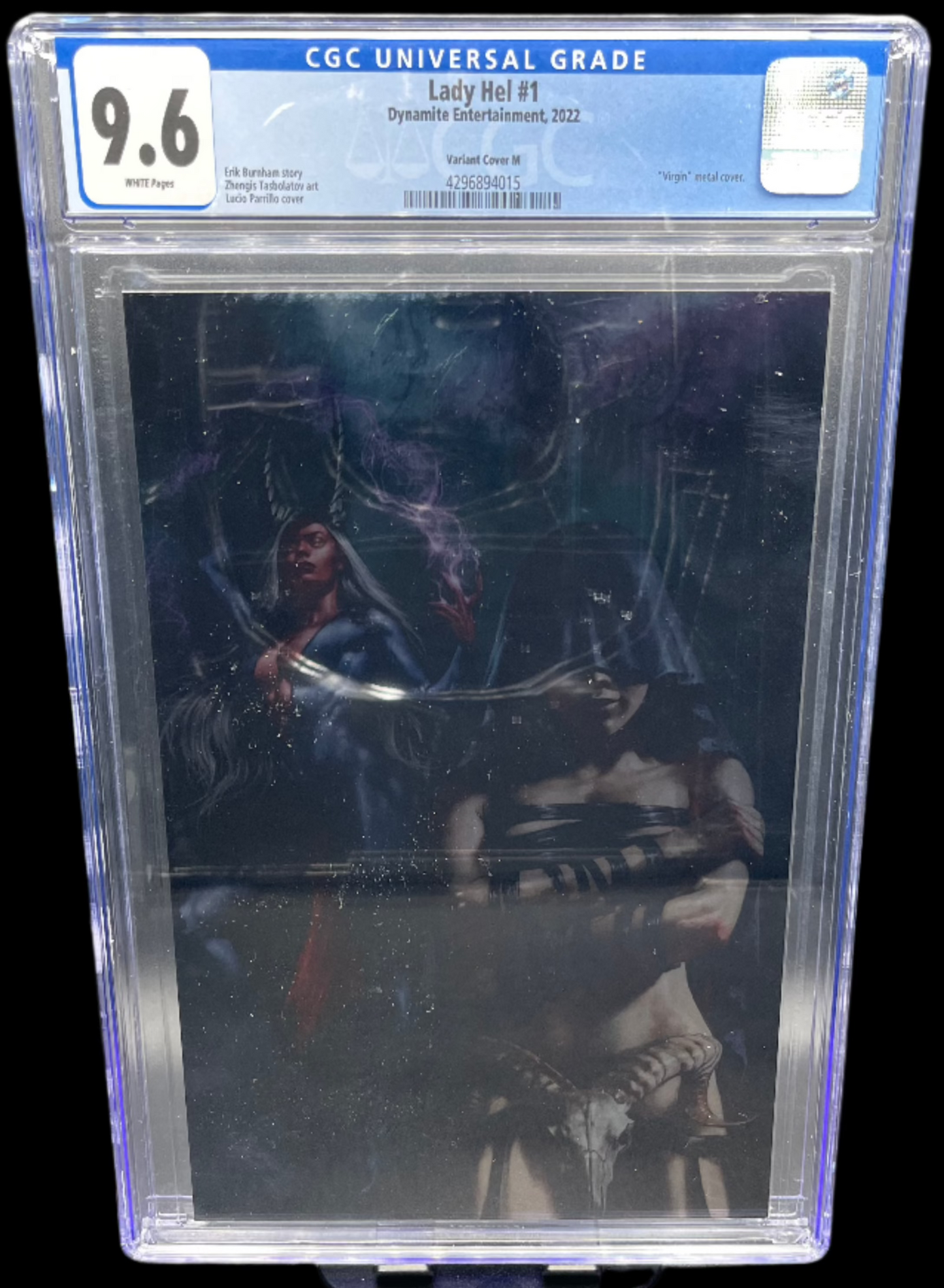 Lady HEL #1M 2022 CGC 9.6 Universal Lucio Parrillo Metal Variant Dynamite Entertainment Indie