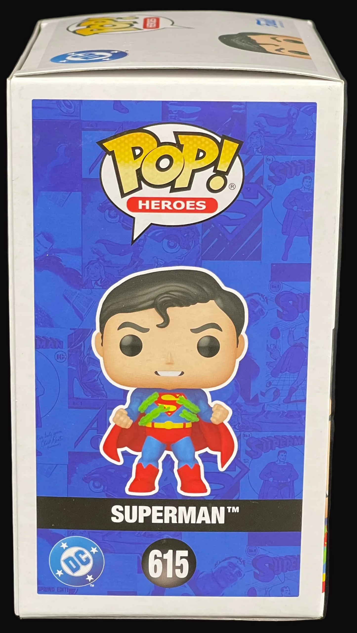 Funko POP! Heroes: Superman Glow in The Dark Exclusive Vinyl Figure #615 (Target Exclusive)