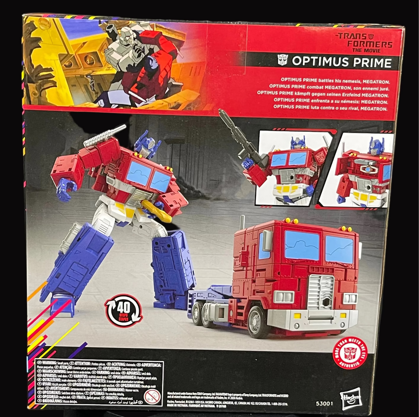 Transformers Studio Series MTMTE Collection Transformers OPTIMUS PRIME IN HAND Damaged Box