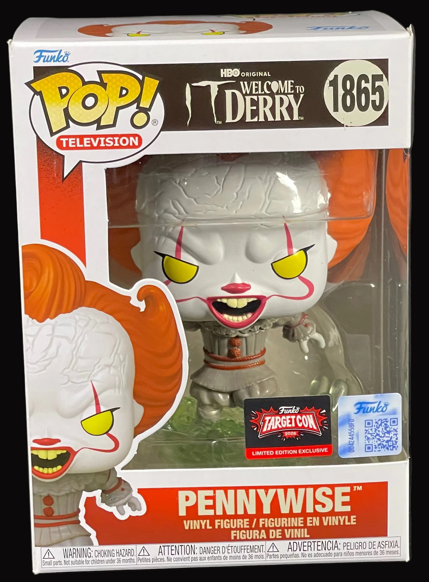 Funko POP! Television: HBO Original IT Welcome To Derry Pennywise Vinyl Figure #1865 (Target Exclusive)