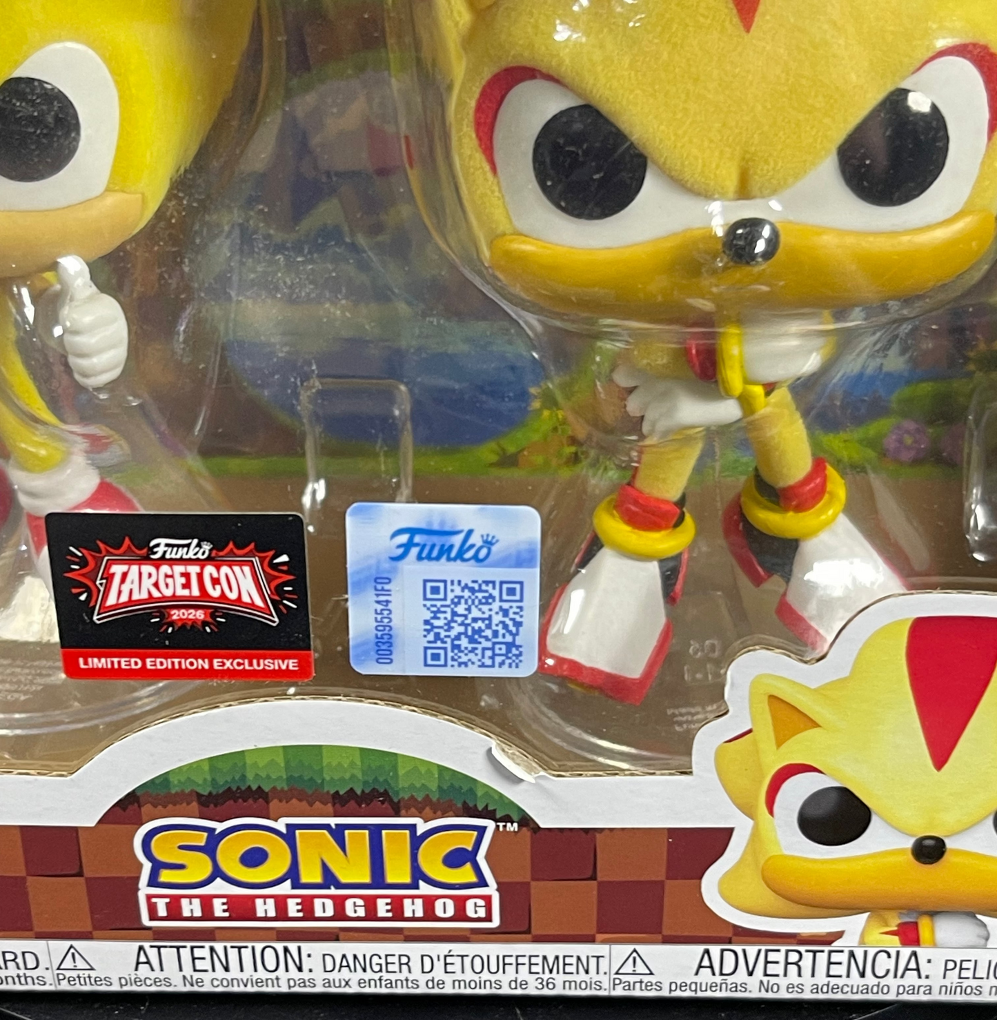 Funko POP! Games: Sonic The Hedgehog- Super Sonic & Super Shadow Vinyl Figures 2 PC (Target Exclusive)