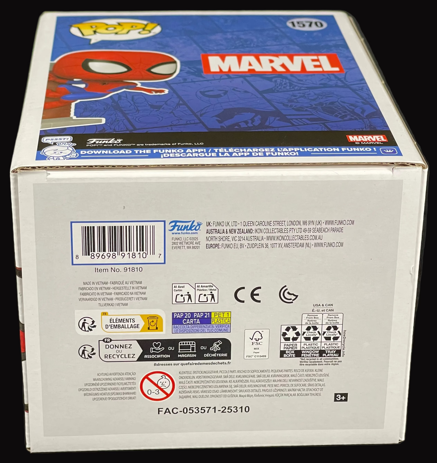 Funko POP! Marvel Spider-Man Bobblehead #1570 (Target Exclusive)