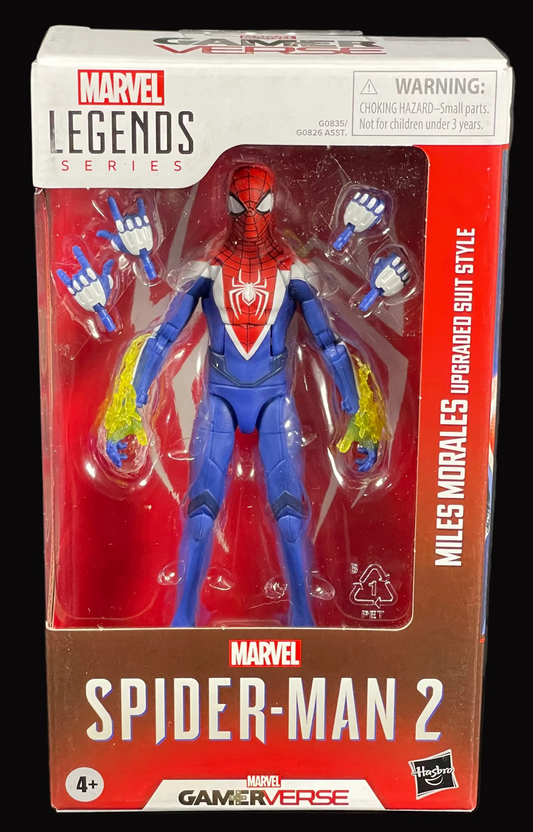 Hasbro Marvel Legends Series Gamerverse Miles Morales Upgraded Suit Style, 6" Spider-Man Figure