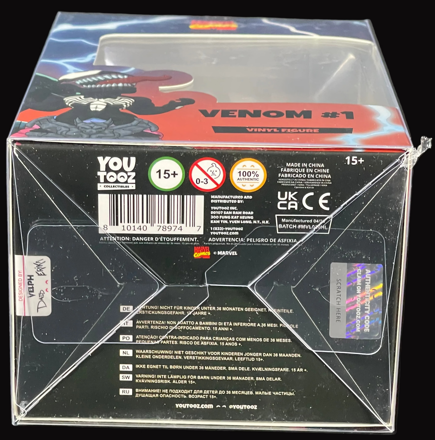 Youtooz Marvel Comics Collection Venom #1 Vinyl Figure #20 Protector