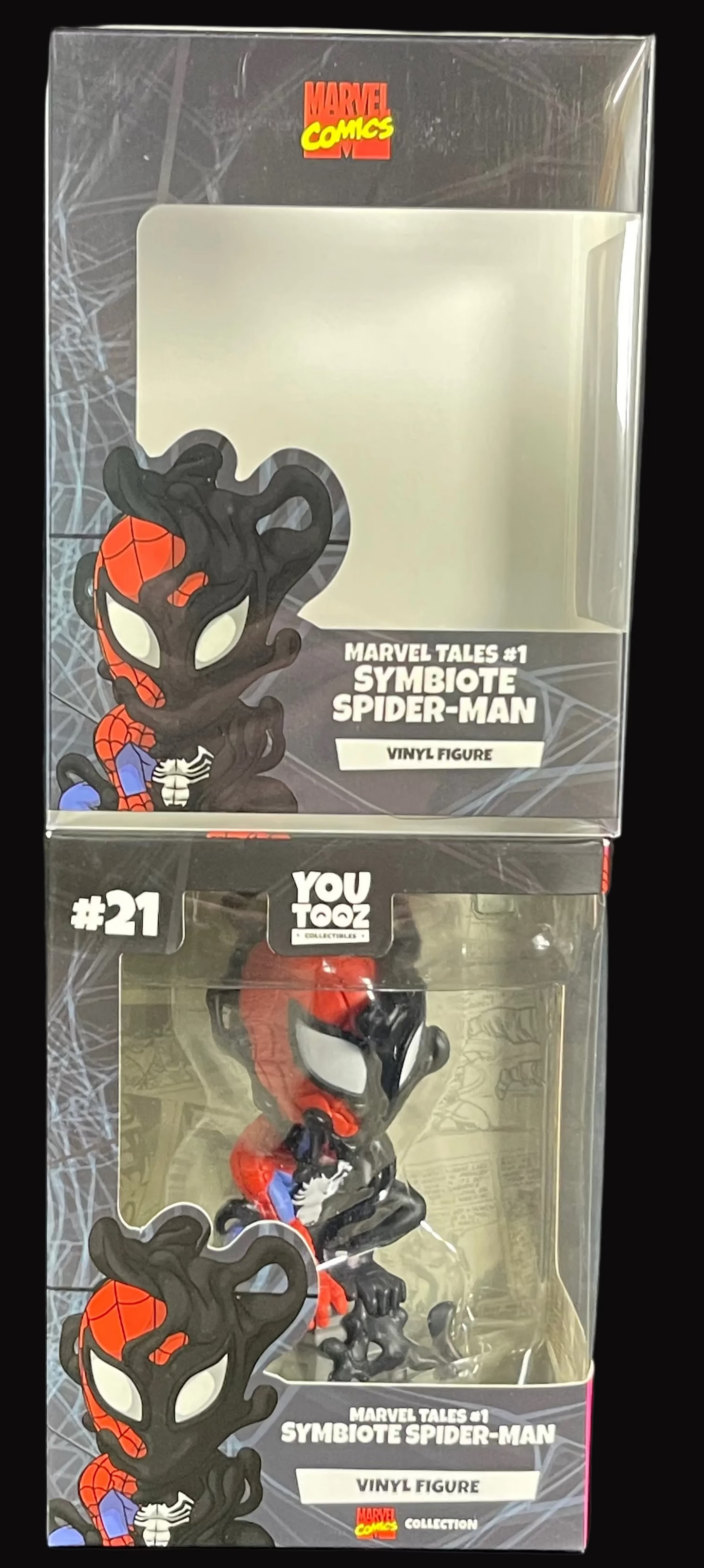 Youtooz Marvel Comics Collection Marvel Tales #1 Symbiote Spider-Man Vinyl Figure #21