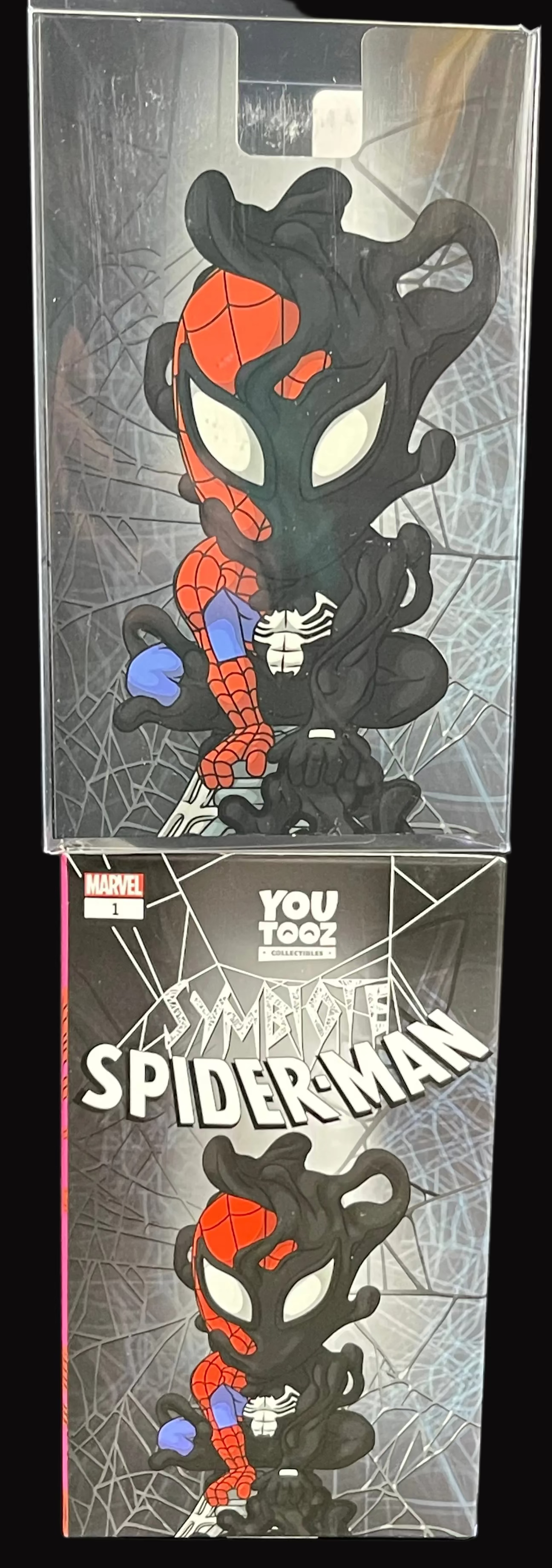 Youtooz Marvel Comics Collection Marvel Tales #1 Symbiote Spider-Man Vinyl Figure #21