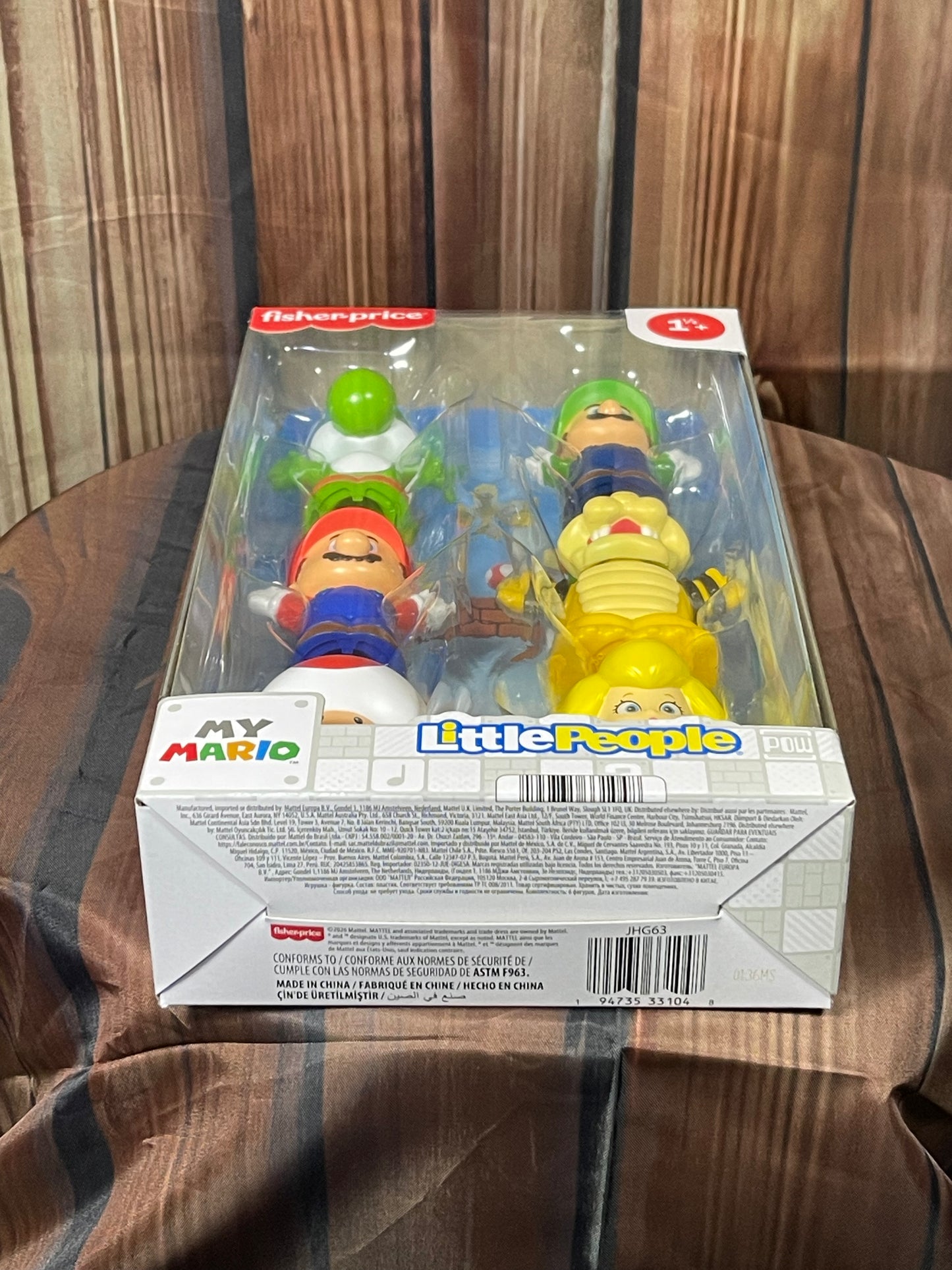 Fisher-Price Super Mario Bros. Little People My Mario Mini-Figure 6-Pack