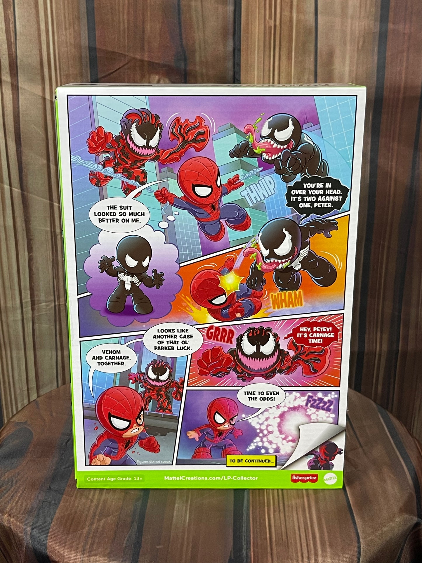 Fisher-Price Marvel Spider-Man: Issue 1 Little People Collector Figure Set 4pk