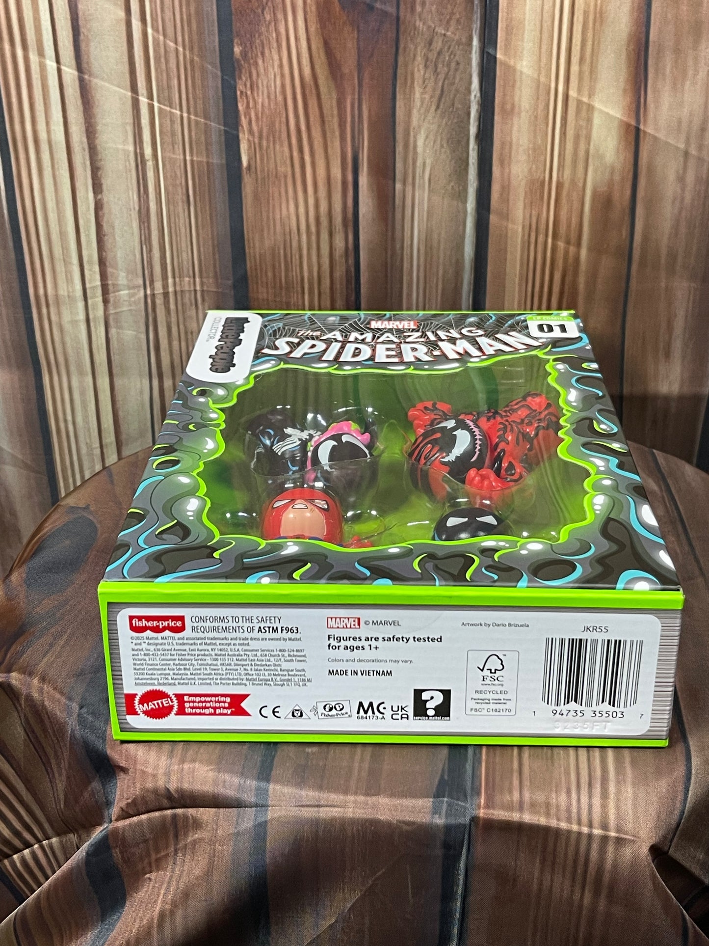 Fisher-Price Marvel Spider-Man: Issue 1 Little People Collector Figure Set 4pk