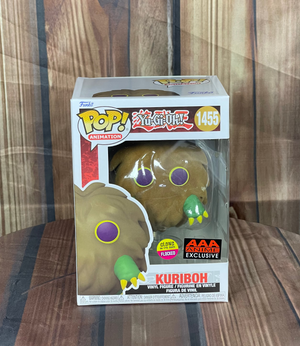 Funko POP Animation: Yu-Gi-Oh! Kuriboh Flocked and Glow-in-the-Dark Funko Pop! Vinyl Figure #1455 - AAA Anime Exclusive