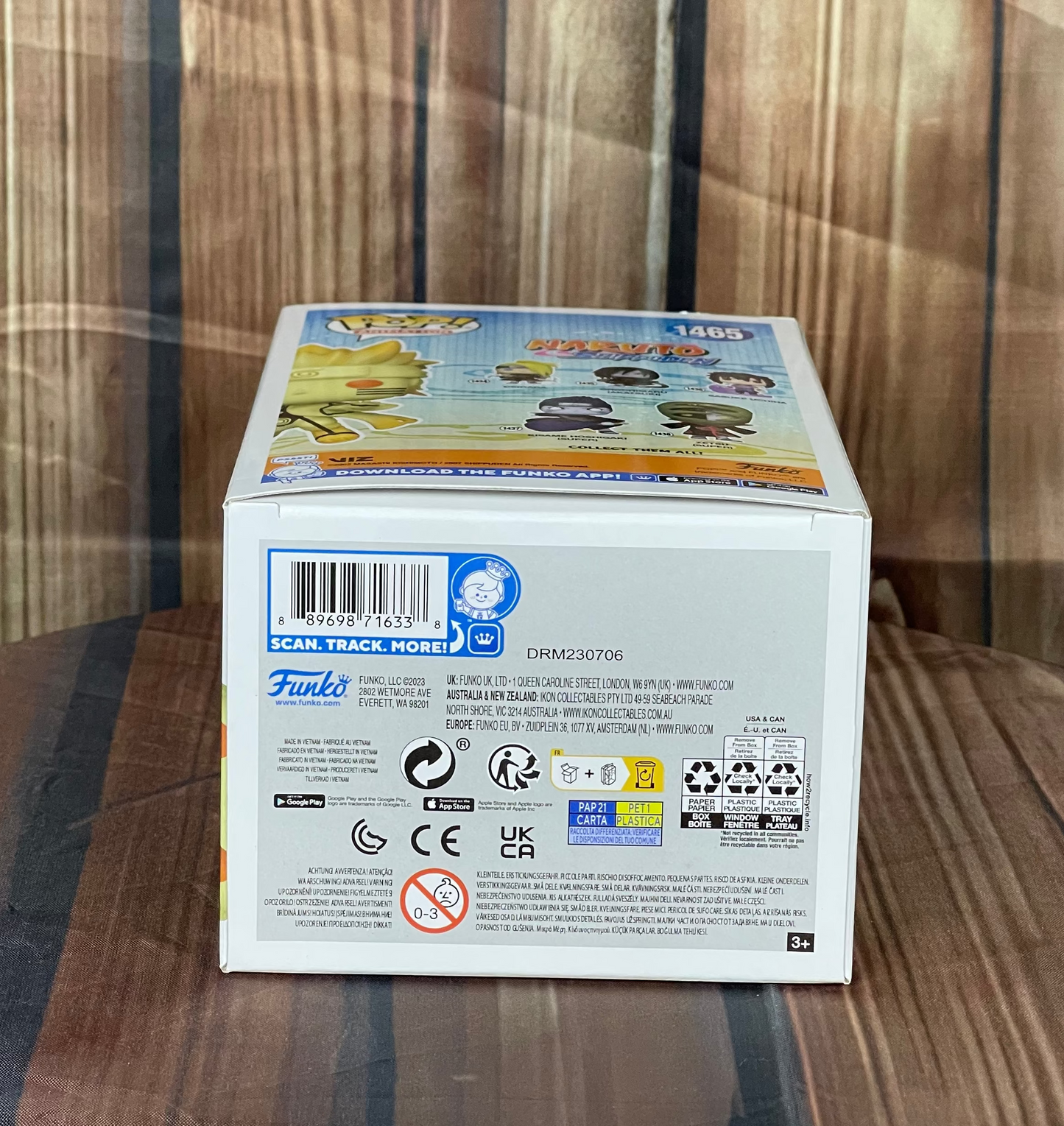 Funko POP Animation: Naruto: Shippuden Naruto Uzumaki Kurama Link Mode Funko Pop! Vinyl Figure #1465 - AAA Anime Exclusive (CHASE)