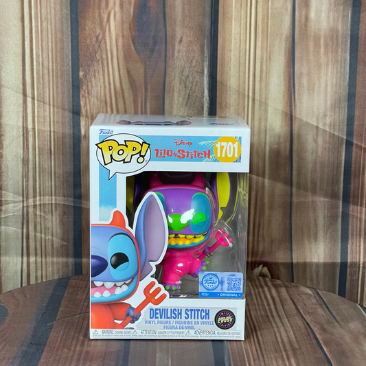 Funko POP Disney: Lilo & Stitch Devilish Stitch Funko Pop! Vinyl Figure #1701 - Entertainment Earth Exclusive (CHASE)