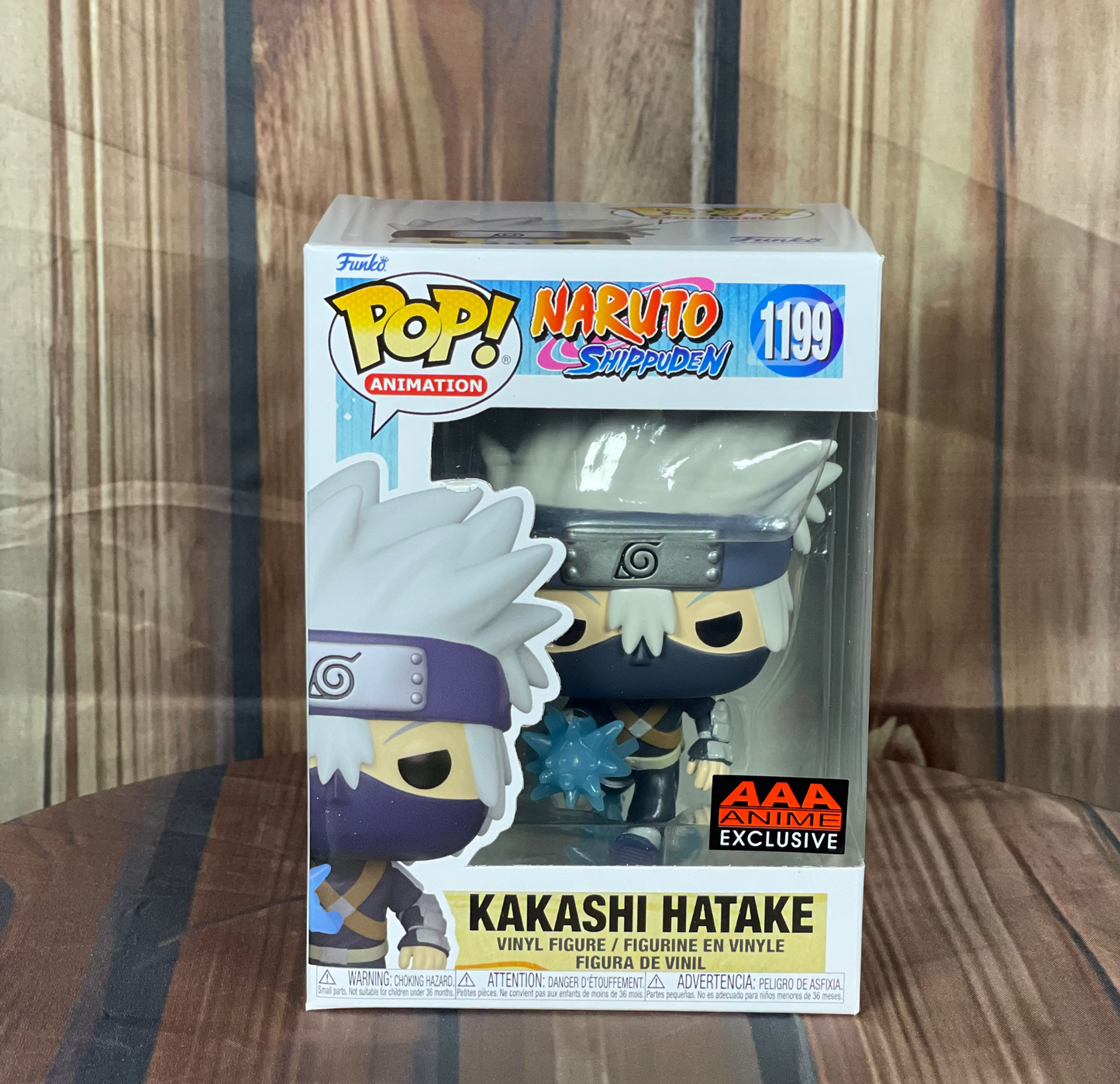 Funko POP Animation: Naruto: Shippuden Young Kakashi Hatake with Chidori Glow-in-the-Dark Funko Pop! Vinyl Figure #1199 - AAA Anime Exclusive